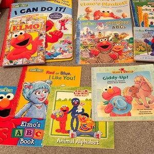 Bundle of 12 Elmo and Sesame Street books